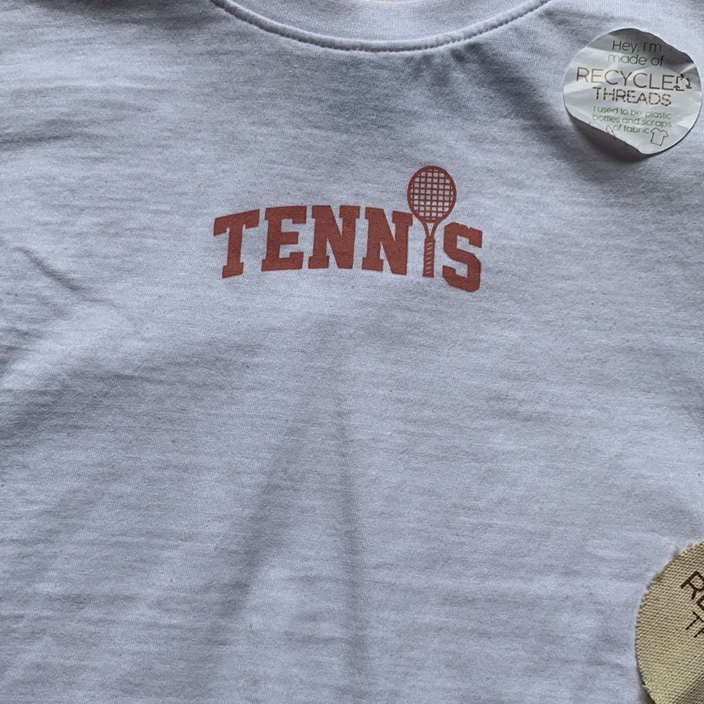 Recycle Threads “Tennis” Crop Top - Picture 2 of 5